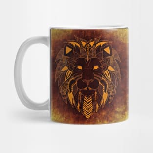 Geometric Lion Mug